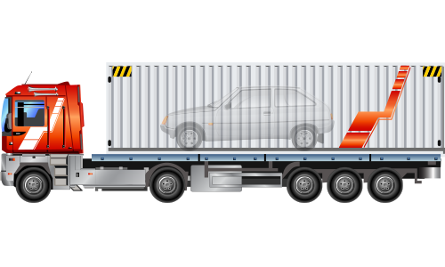 Car in Container